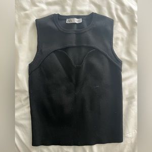 Zara cut out top